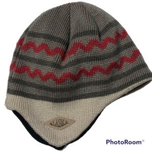 Artic Circle “Alaska Hat” Boys / Teens lSize Large Winter Hat Ski Snow Hat Gray